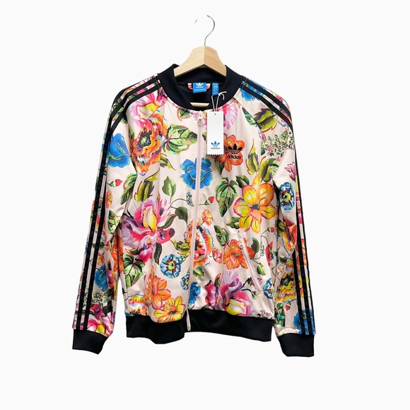 Adidas Originals X Farm Floralita Track Jacket and Tights Set - Picture 5 of 14